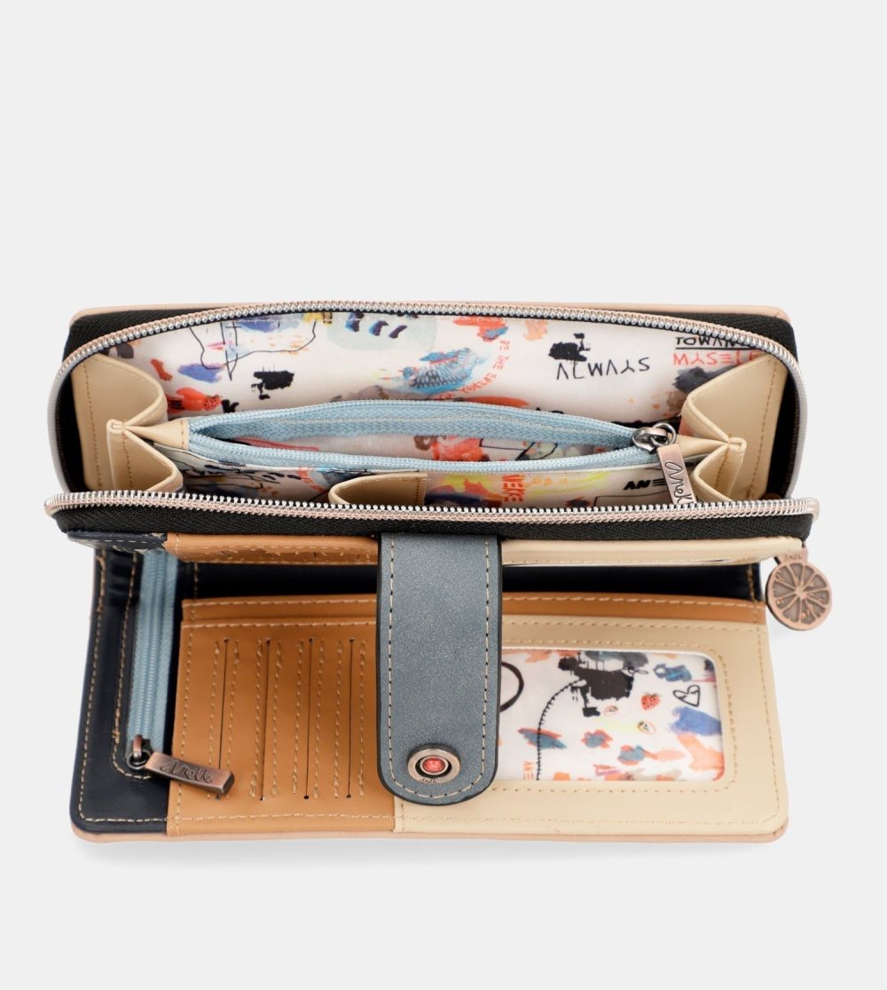 Penazenky Anekke Fun & Music Large Printed Wallet Damske | 7028169-DV