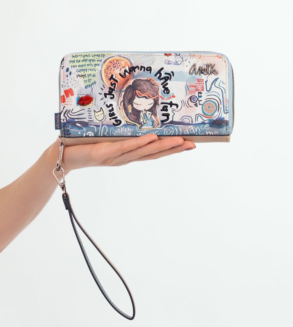 Penazenky Anekke Fun & Music Zippered Wallet Damske | 9142856-KF