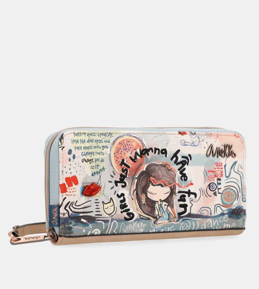 Penazenky Anekke Fun & Music Zippered Wallet Damske | 9142856-KF