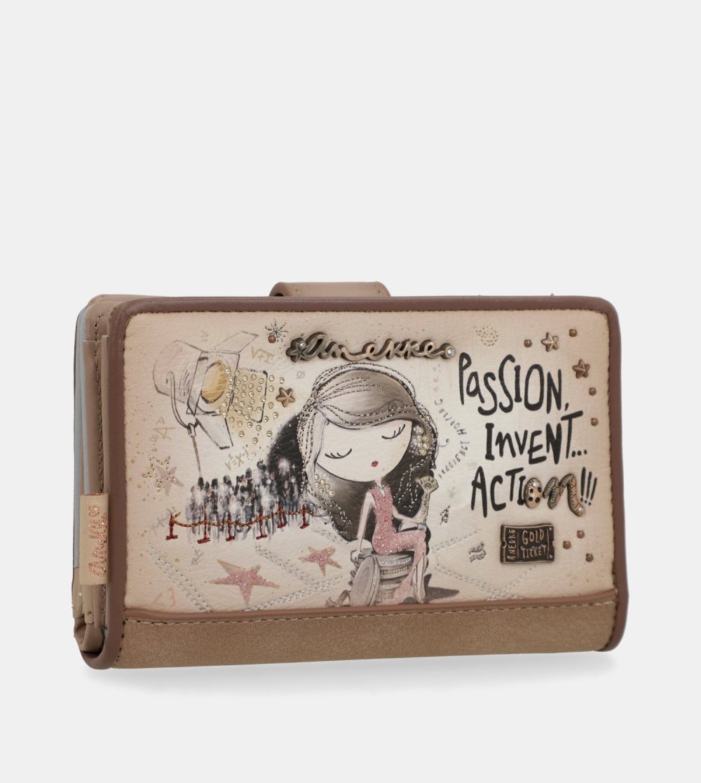 Penazenky Anekke Hollywood Medium Rfid Wallet Damske | 0652314-HB