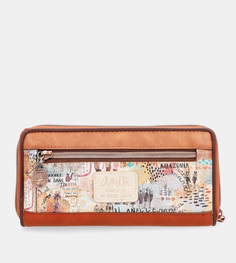 Penazenky Anekke Menire Large Rfid Embossed Wallet Damske | 7932840-RW