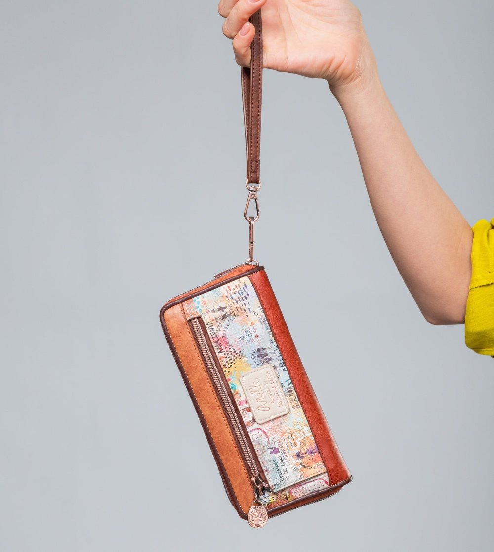 Penazenky Anekke Menire Large Rfid Embossed Wallet Damske | 7932840-RW
