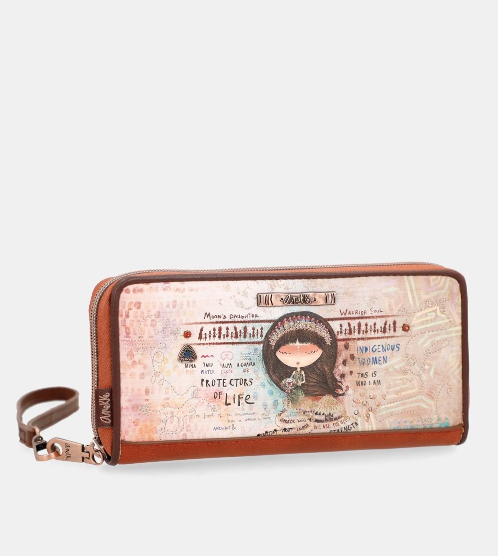 Penazenky Anekke Menire Large Rfid Embossed Wallet Damske | 7932840-RW