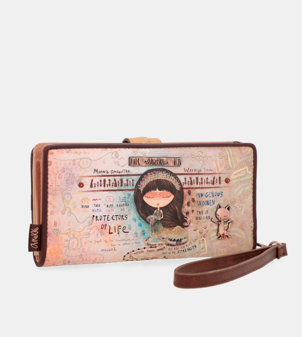 Penazenky Anekke Menire Large Rfid Wallet Damske | 0347958-BT