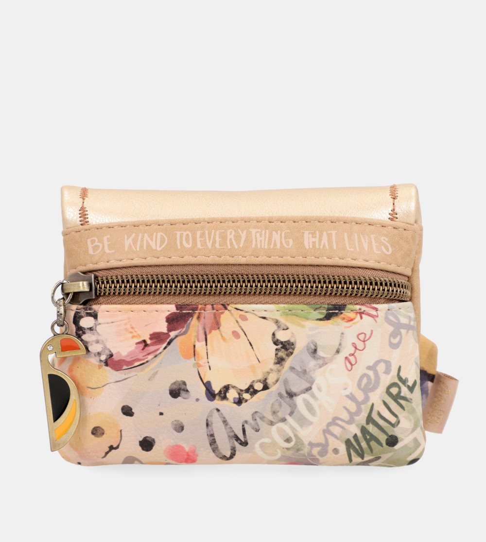 Penazenky Anekke Nature Pachamama Gold Flap Wallet Damske | 8307461-DH