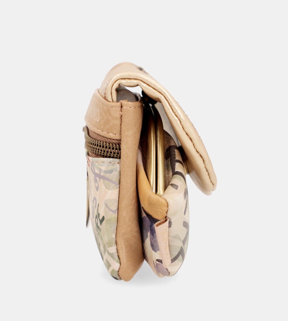 Penazenky Anekke Nature Pachamama Gold Flap Wallet Damske | 8307461-DH