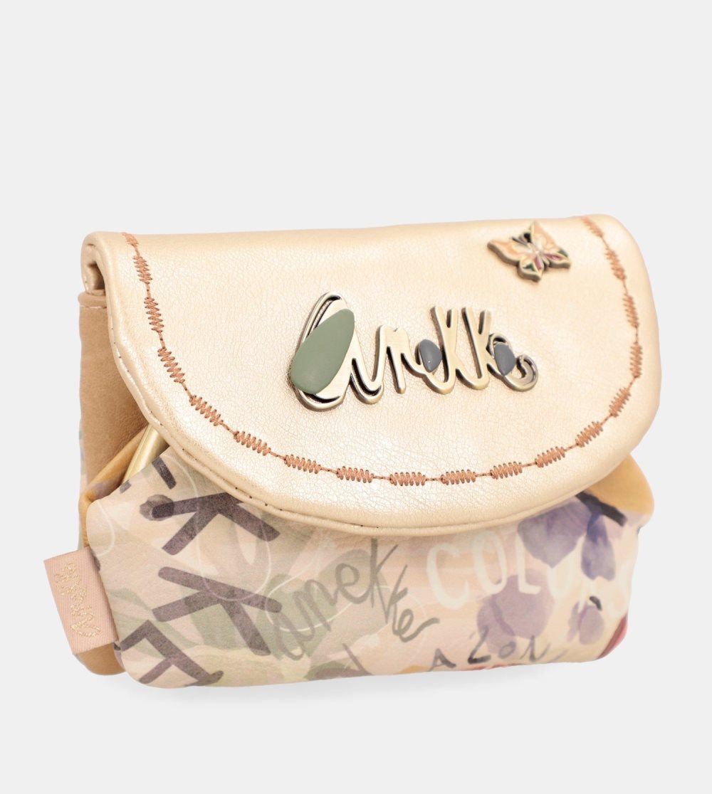 Penazenky Anekke Nature Pachamama Gold Flap Wallet Damske | 8307461-DH