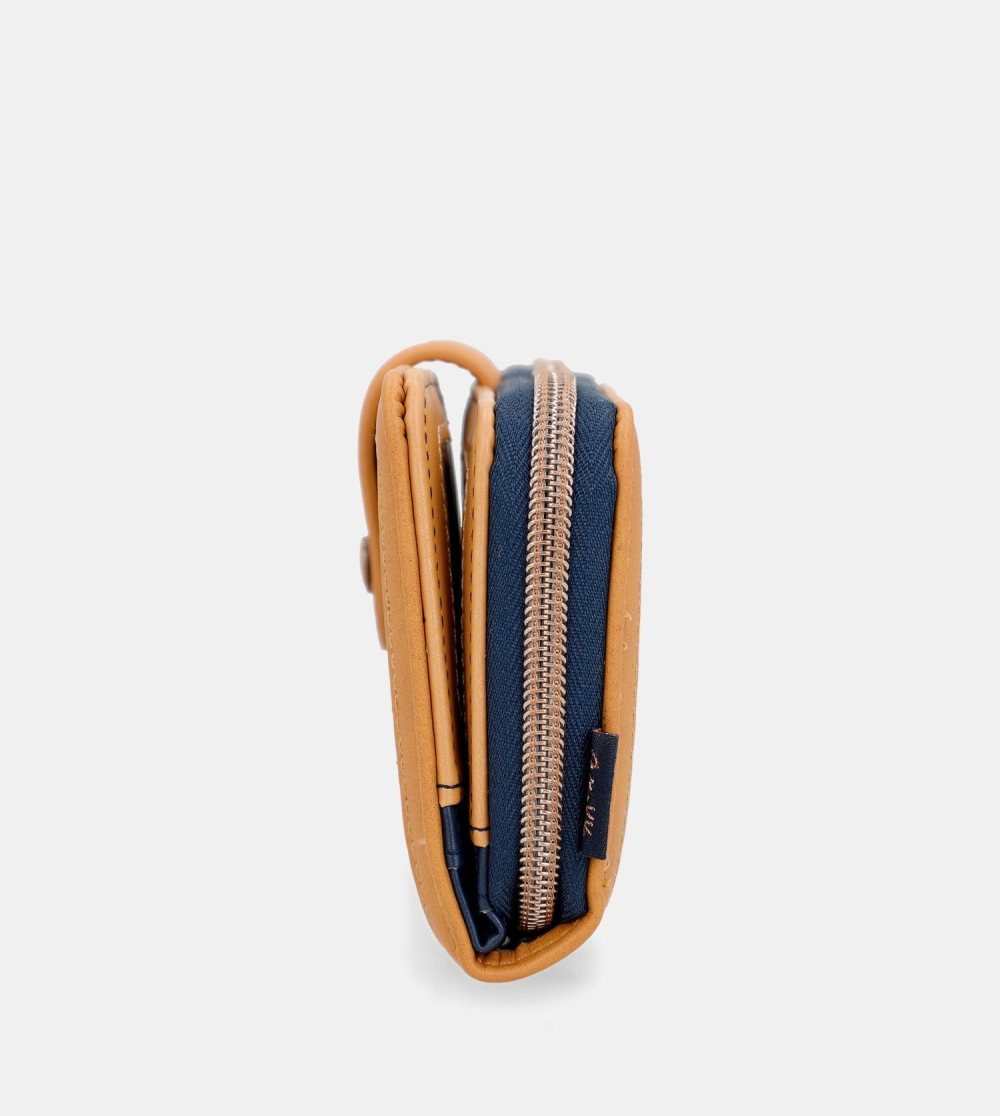 Penazenky Anekke Nature Pachamama Navy Blue Large Rfid Wallet Damske | 7810493-LR