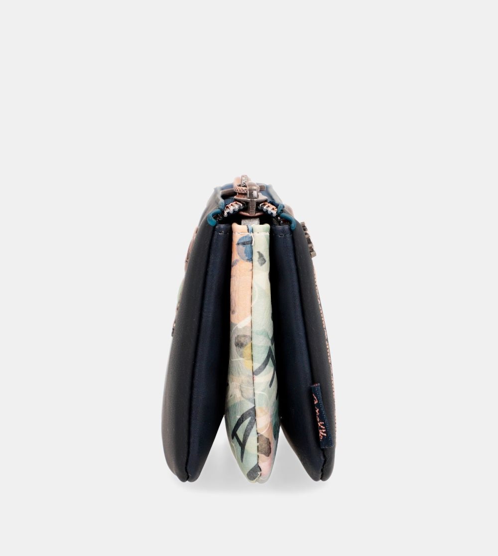 Penazenky Anekke Nature Pachamama Navy Blue Coin Purse Damske | 8732046-YS