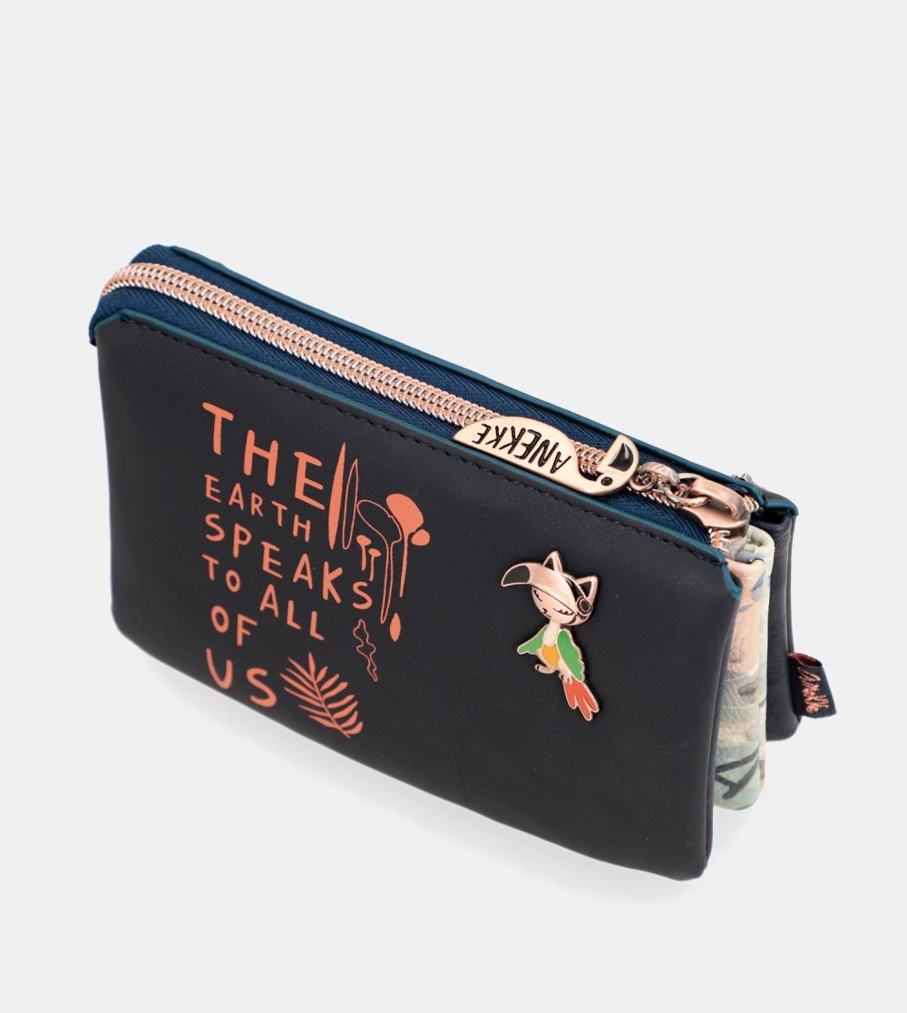 Penazenky Anekke Nature Pachamama Navy Blue Coin Purse Damske | 8732046-YS