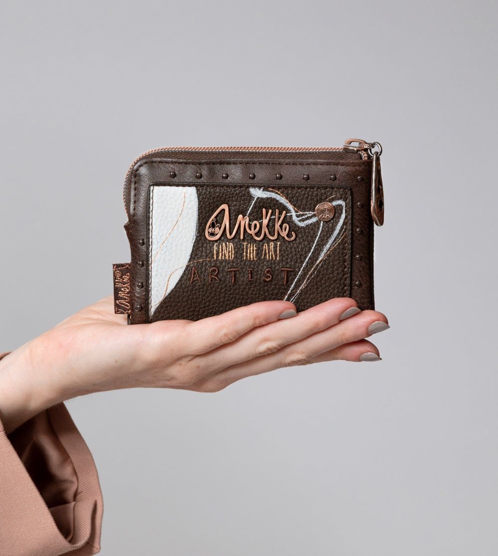 Penazenky Anekke Nature Shodo Small Brown Rfid Wallet Damske | 7304921-VG