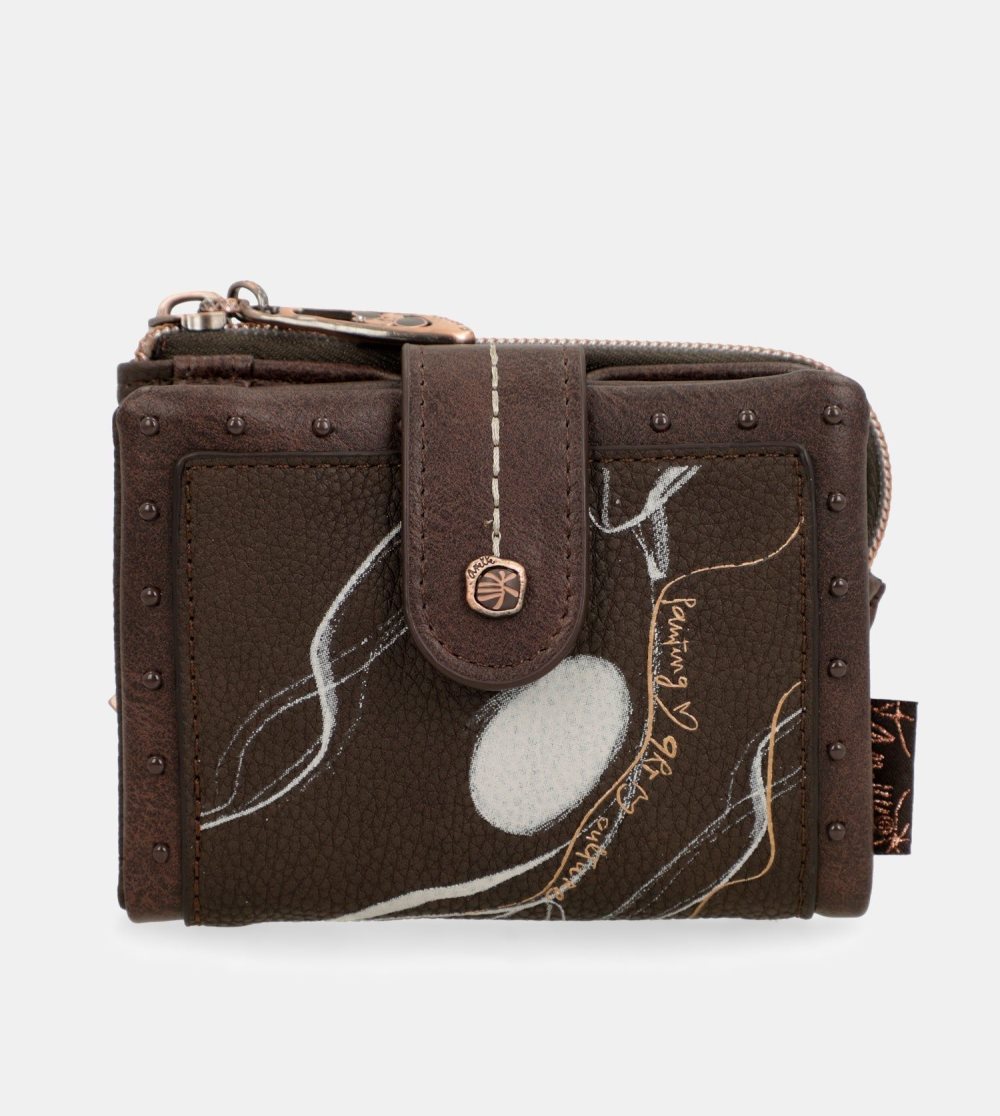 Penazenky Anekke Nature Shodo Small Brown Rfid Wallet Damske | 7304921-VG