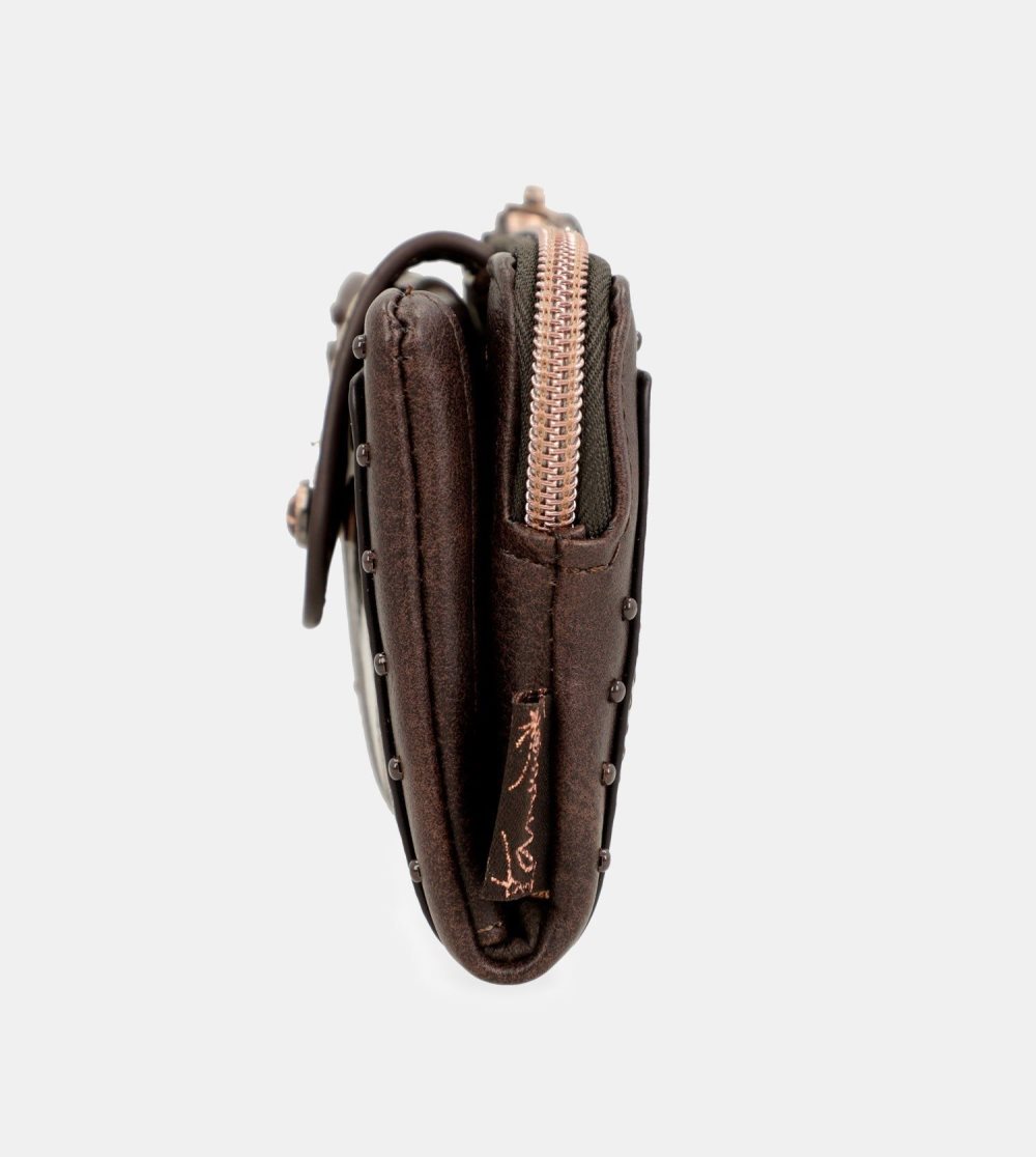Penazenky Anekke Nature Shodo Small Brown Rfid Wallet Damske | 7304921-VG