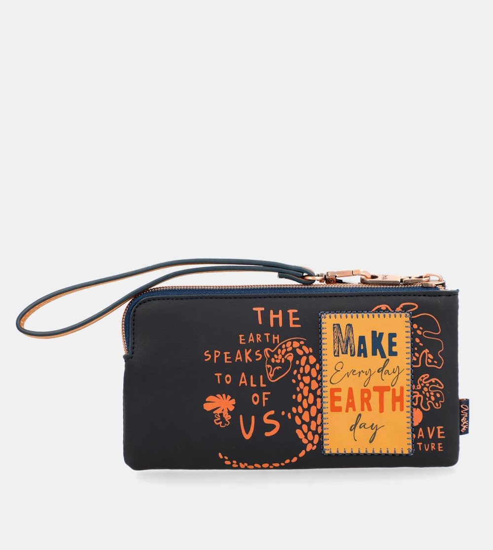 Penazenky Anekke Navy Blue Rfid Wallet Nature Pachamama Damske | 8961057-HJ