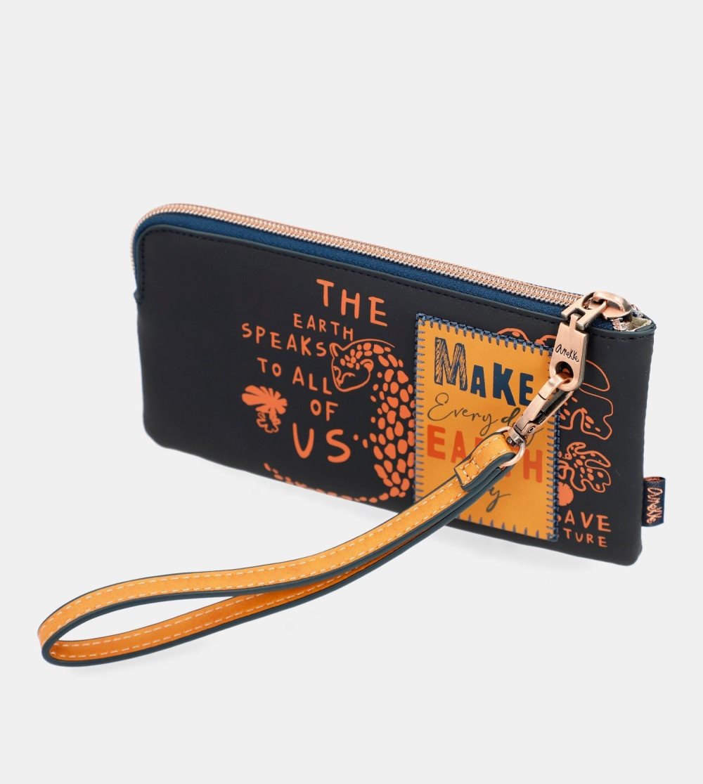 Penazenky Anekke Navy Blue Rfid Wallet Nature Pachamama Damske | 8961057-HJ