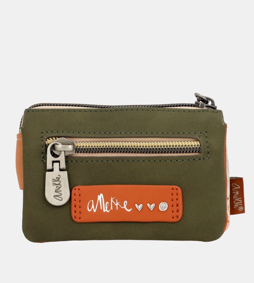 Penazenky Anekke Peace & Love Camel 3-compartment Coin Purse Damske | 7431096-KY