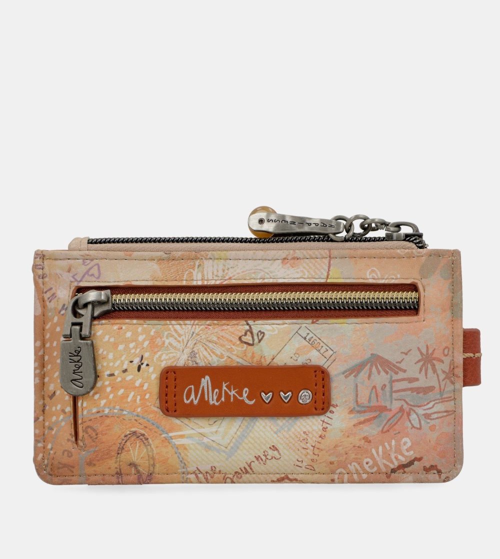 Penazenky Anekke Peace & Love Camel Rfid Card Holder Damske | 1074652-BP
