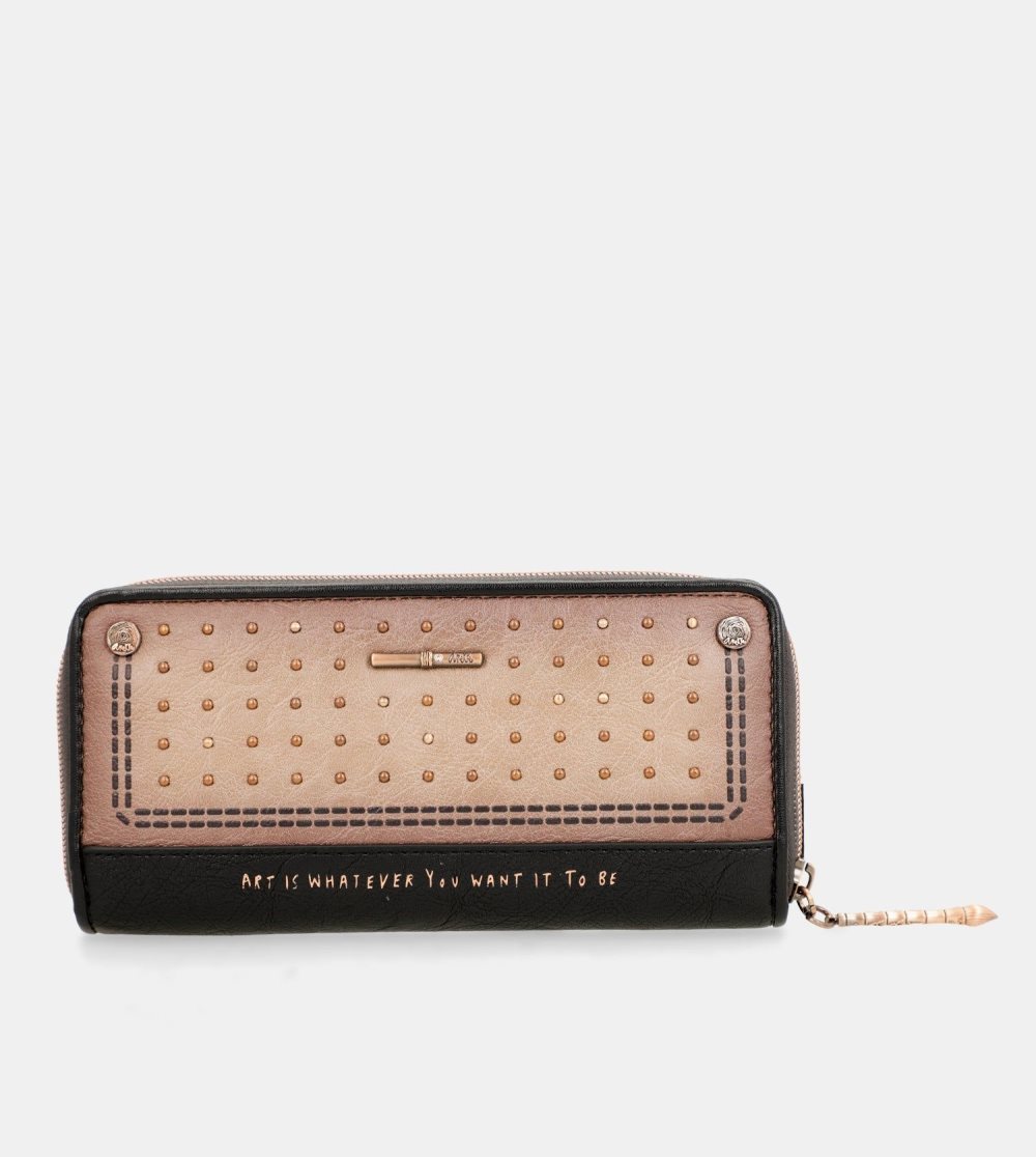 Penazenky Anekke Shoen Large Black Rfid Wallet Damske | 1906287-VY