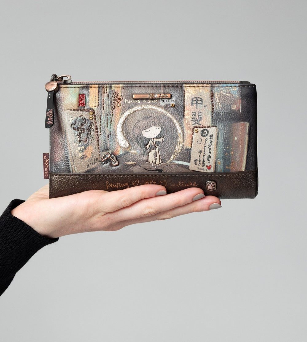 Penazenky Anekke Shoen Large Flexible Rfid Wallet Damske | 0238974-ZP