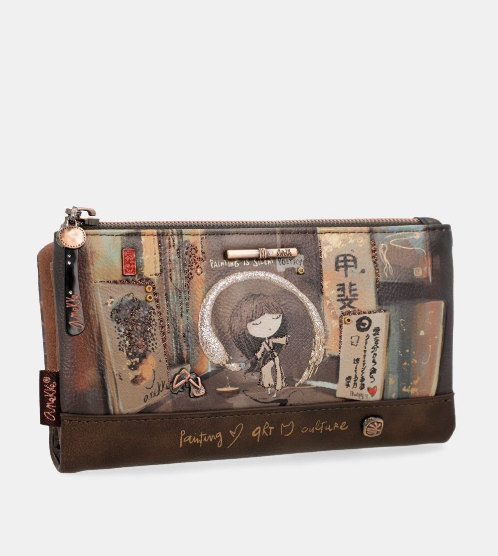 Penazenky Anekke Shoen Large Flexible Rfid Wallet Damske | 0238974-ZP