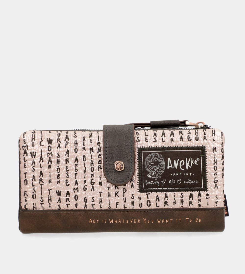 Penazenky Anekke Shoen Padded Flexible Rfid Wallet Damske | 6241587-SI