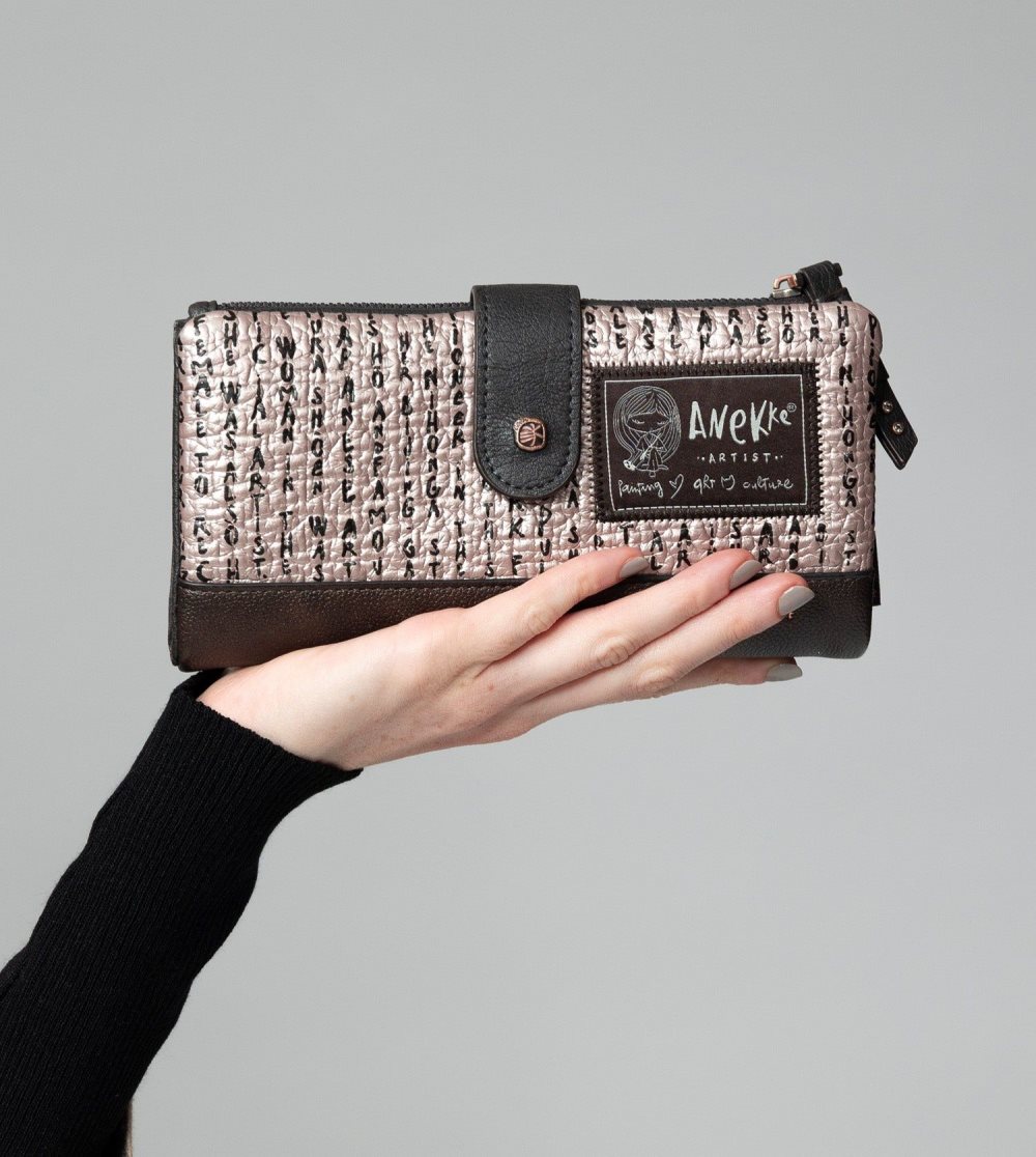 Penazenky Anekke Shoen Padded Flexible Rfid Wallet Damske | 6241587-SI