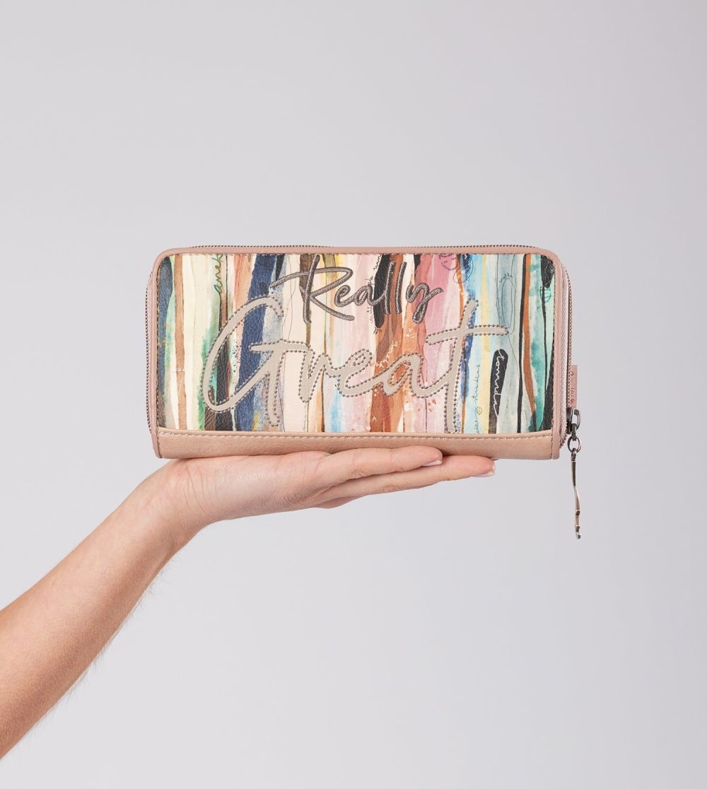 Penazenky Anekke Studio Nude Extra-large Rfid Wallet Damske | 6370518-HR