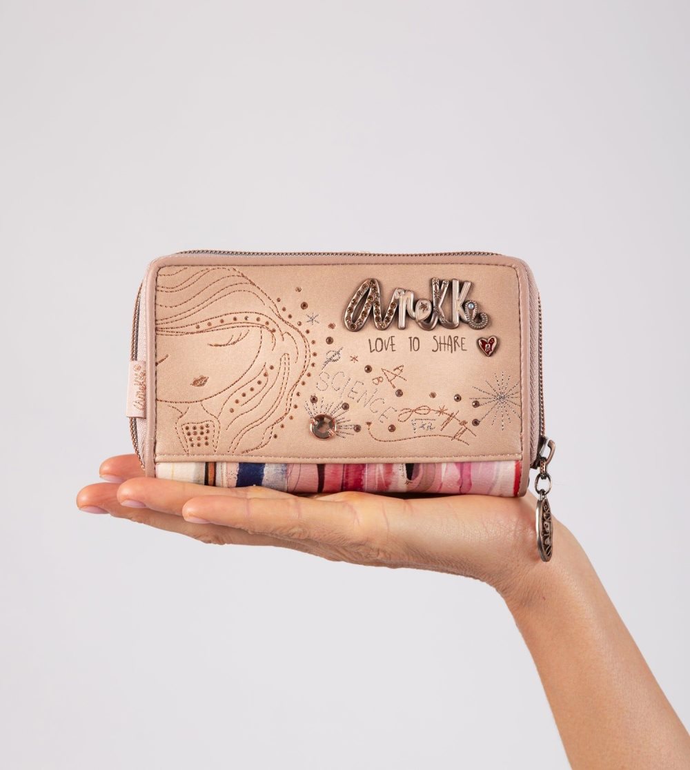 Penazenky Anekke Studio Nude Medium Rfid Wallet Damske | 5182493-EA