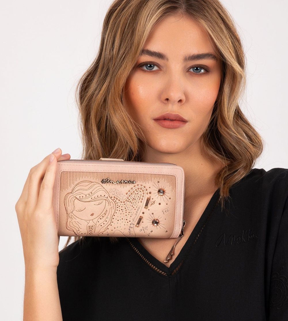 Penazenky Anekke Studio Nude Rfid Wallet Damske | 6498207-AJ