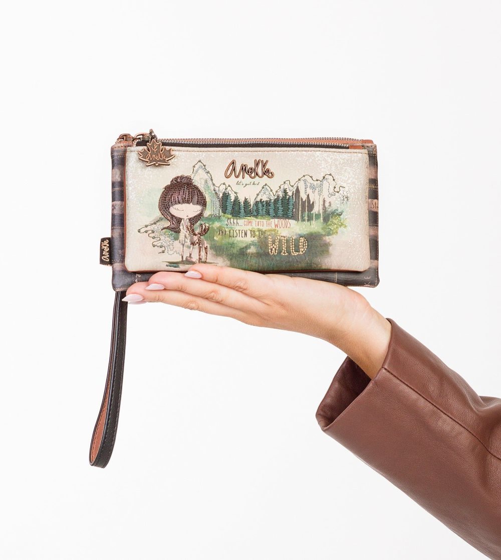 Penazenky Anekke The Forest Coin Purse Wallet With Hand Strap Damske | 4615839-OS