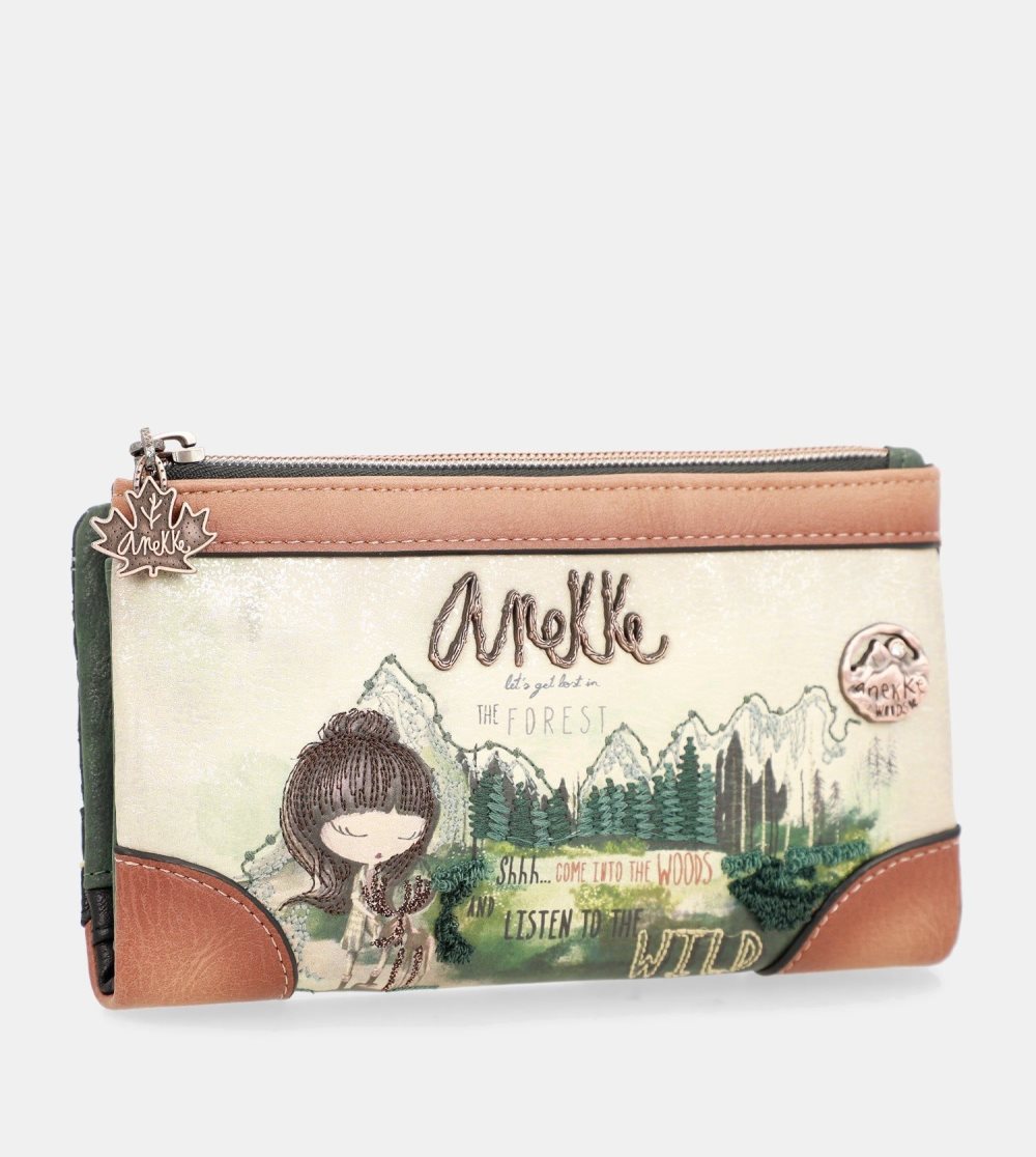 Penazenky Anekke The Forest Large Flexible Material Wallet Damske | 1056893-OG
