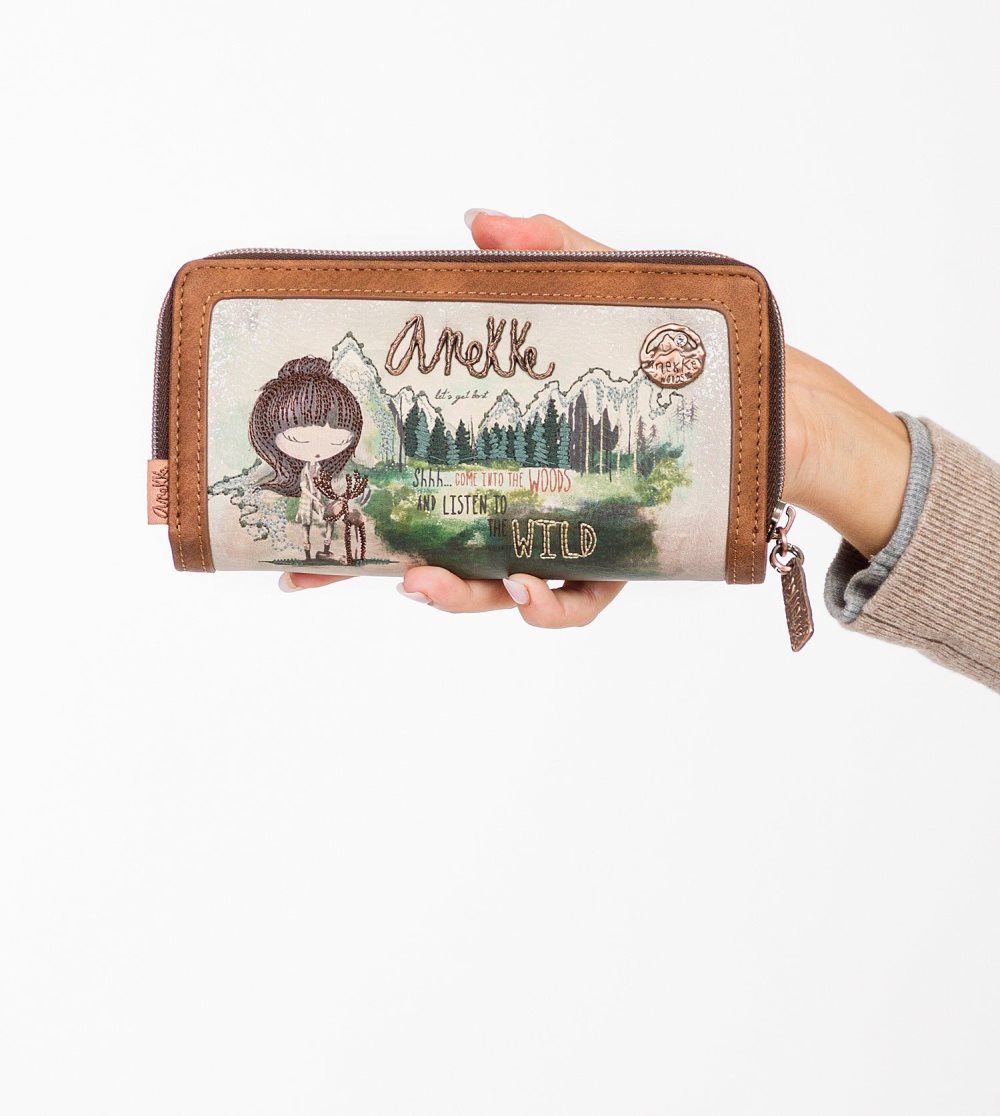 Penazenky Anekke The Forest Large Printed Wallet Damske | 8273154-JI