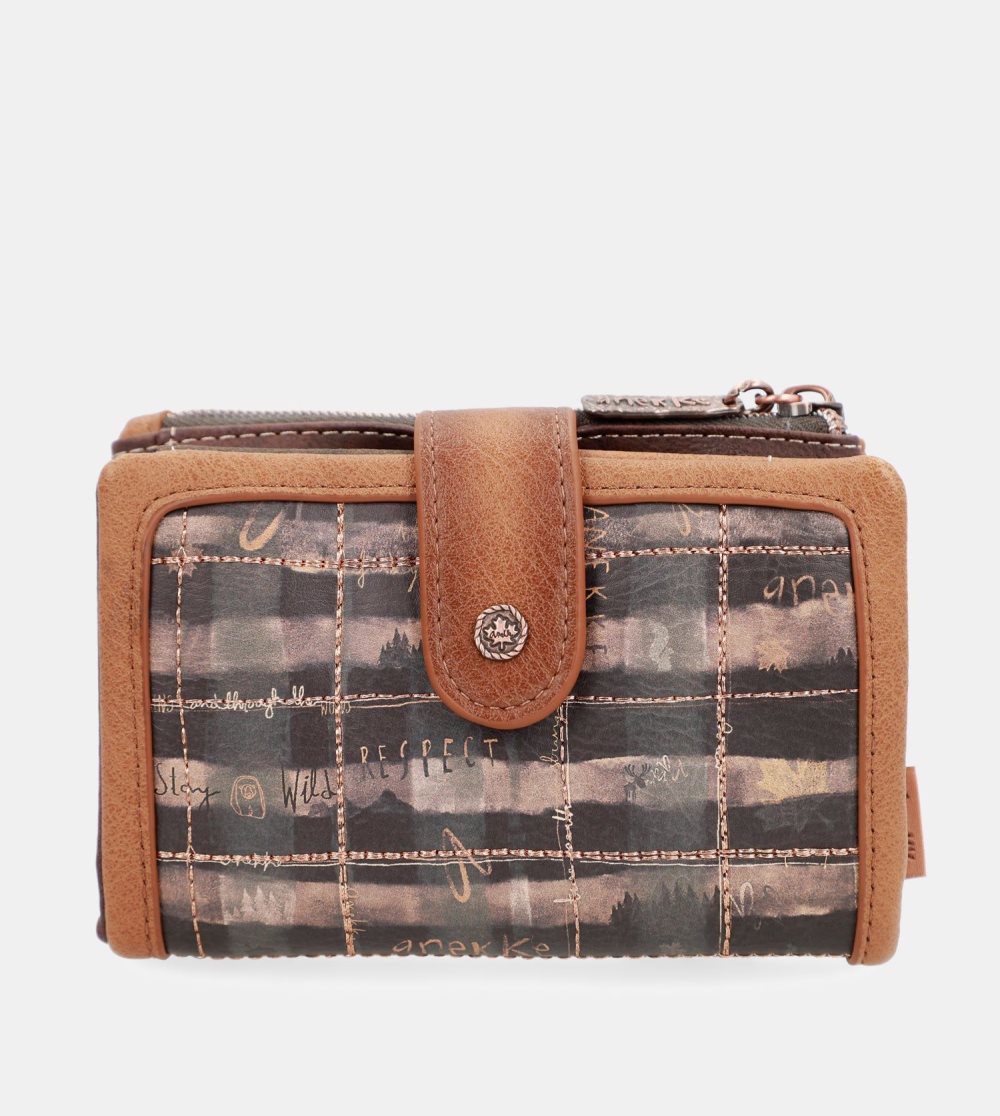 Penazenky Anekke The Forest Medium Flexible Material Wallet Damske | 2183076-LG