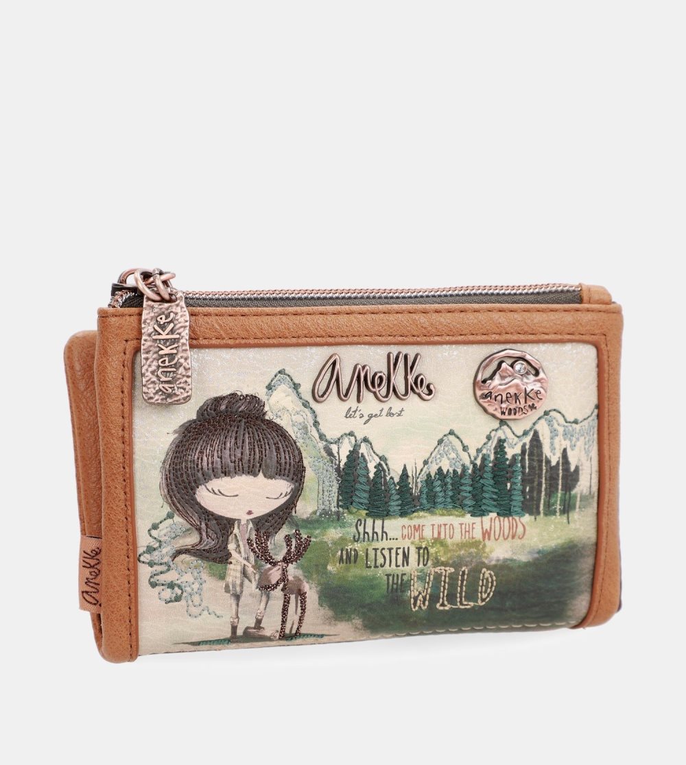Penazenky Anekke The Forest Medium Flexible Material Wallet Damske | 2183076-LG