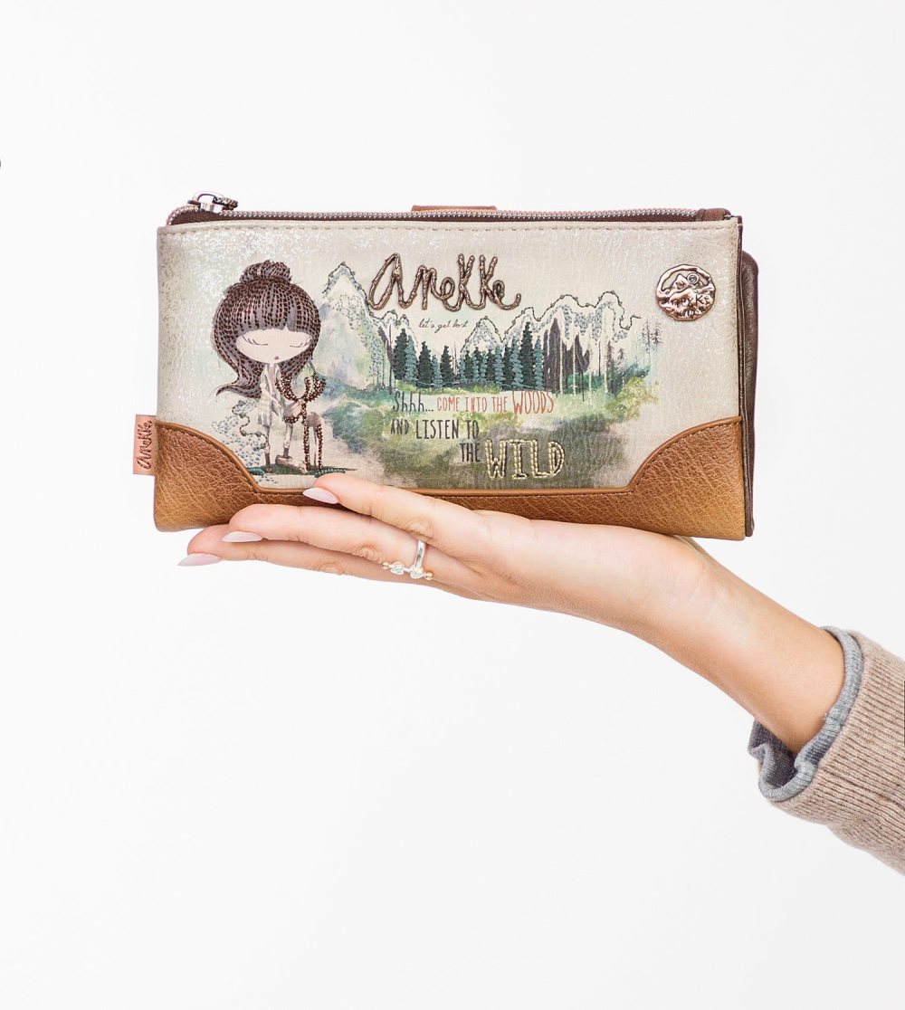 Penazenky Anekke The Forest Wallet With Card Holder Flexible Material The Forest Damske | 9017685-VF