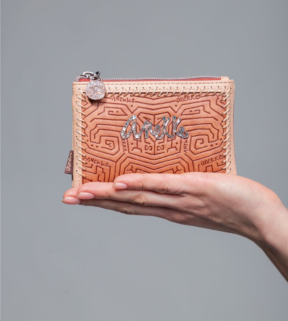 Penazenky Anekke Tribe Medium Brown Rfid Wallet Damske | 2731908-KN