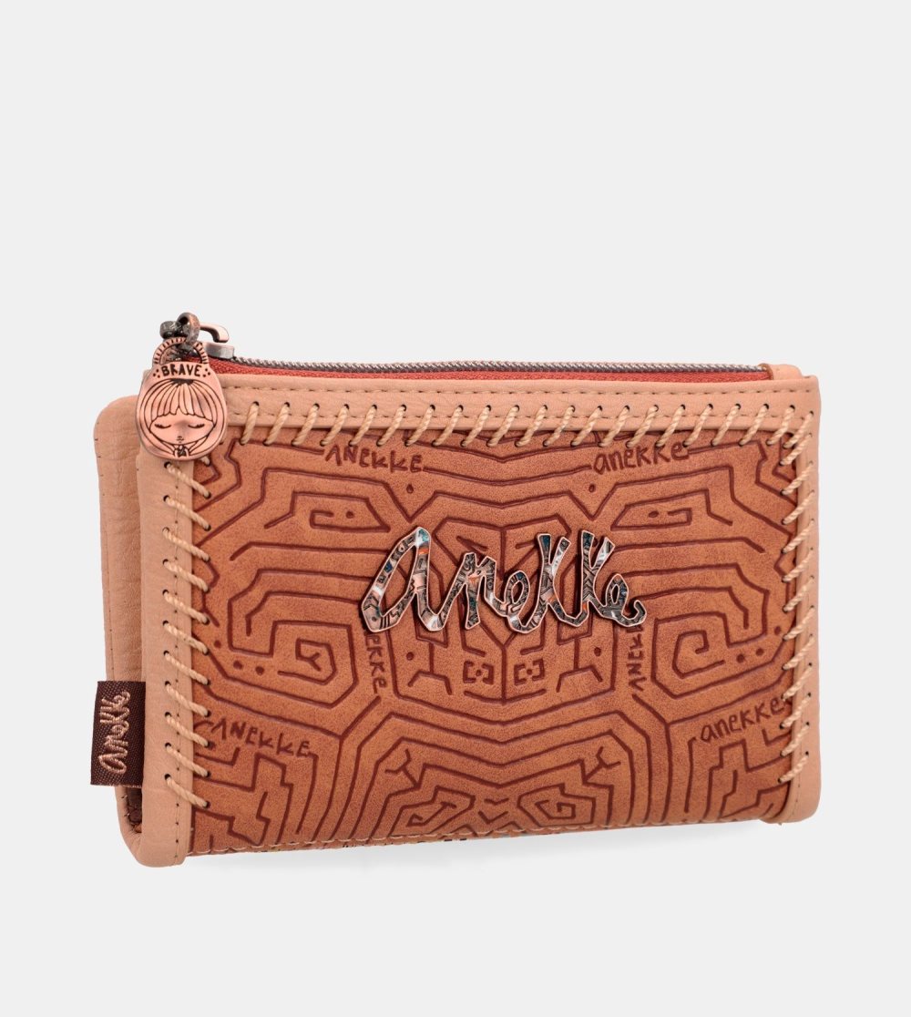 Penazenky Anekke Tribe Medium Brown Rfid Wallet Damske | 2731908-KN