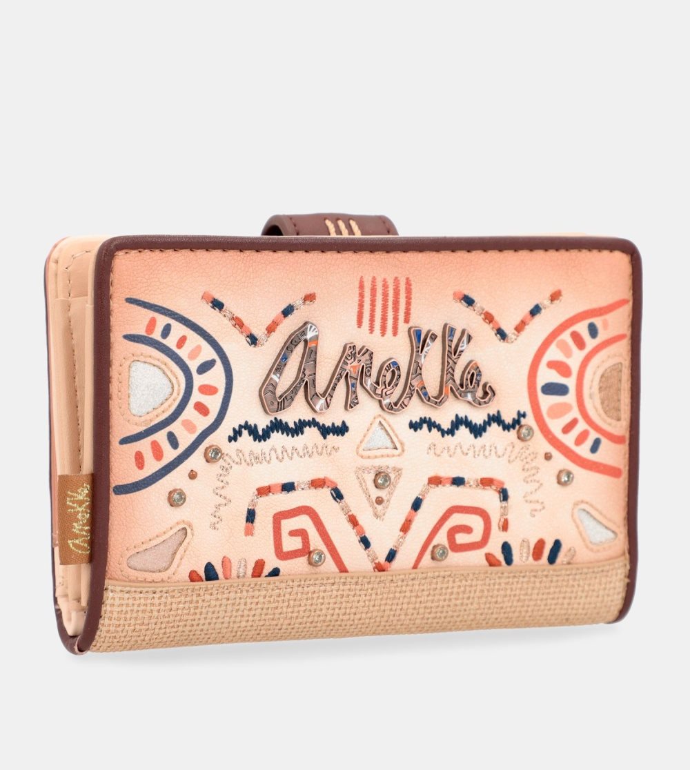 Penazenky Anekke Tribe Medium Ethnic Print Rfid Wallet Damske | 3762591-YE