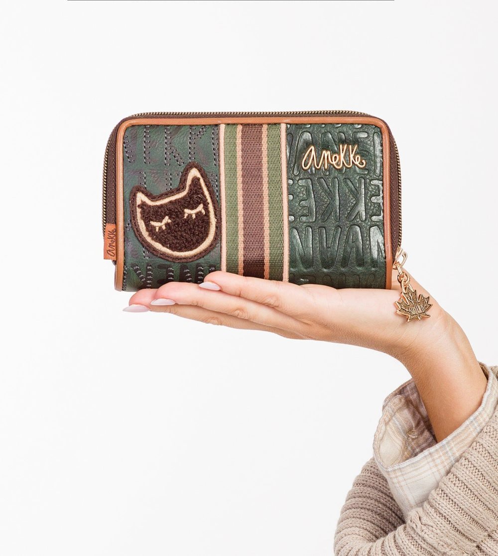 Penazenky Anekke Urban Green Medium Wallet Damske | 3924086-FO