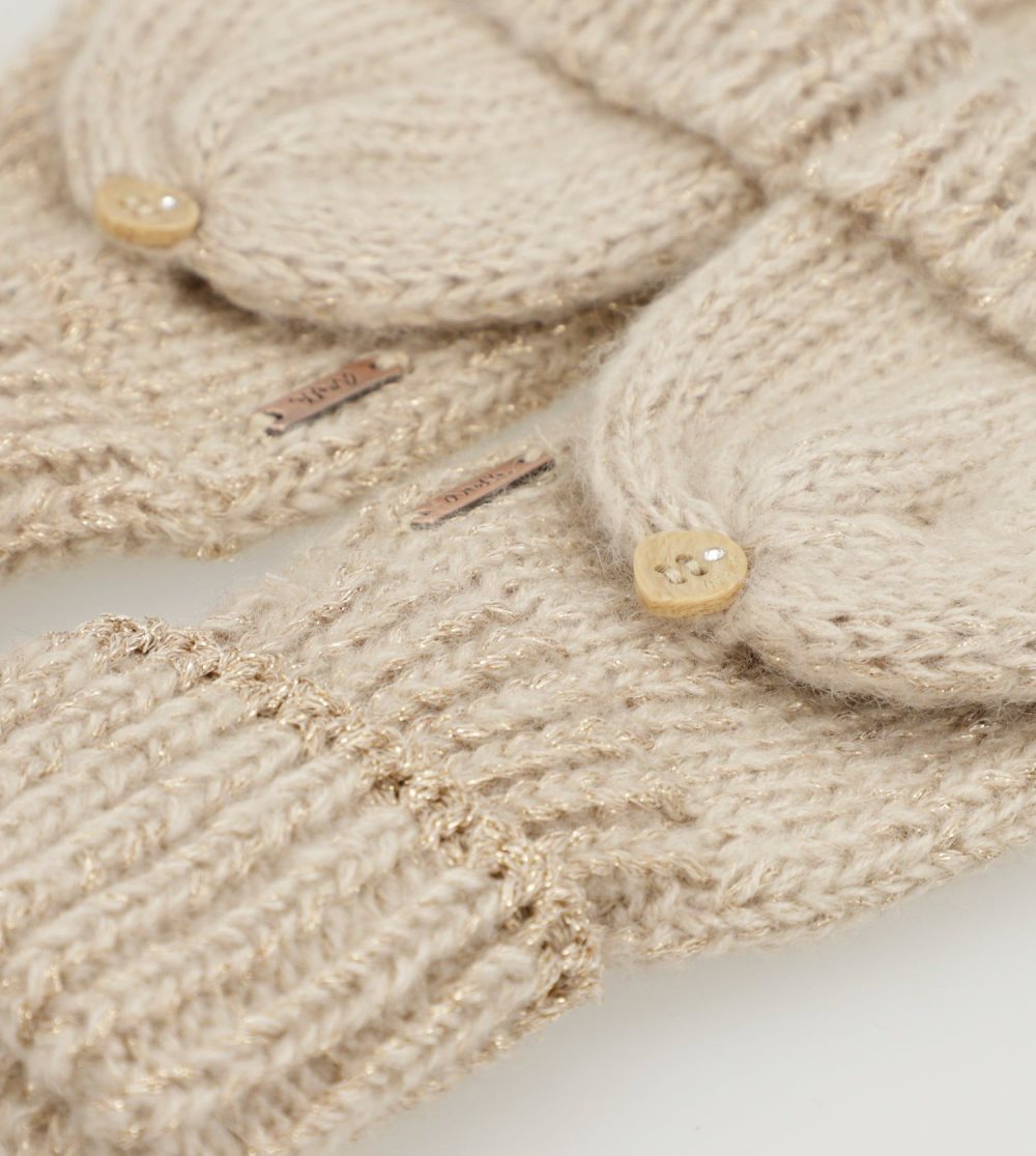 Rukavice Anekke Beige Logo Mittens Damske | 8947501-ZL