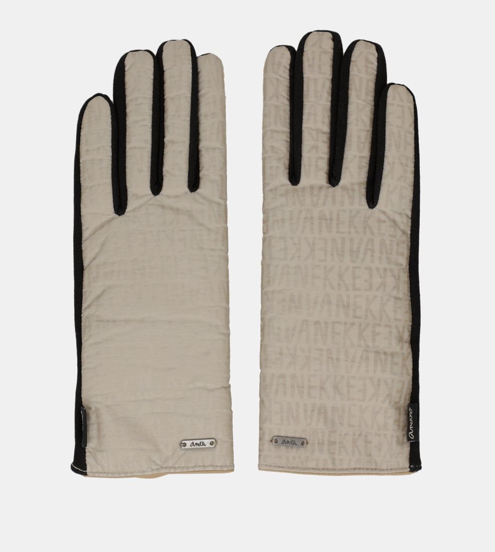 Rukavice Anekke Black And Beige Contemporary Gloves Damske | 3524786-OI