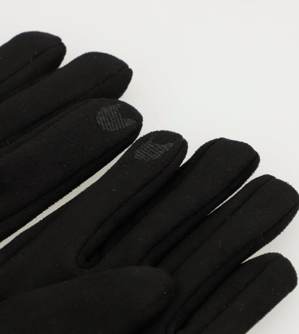 Rukavice Anekke Black Fleece-lined Gloves Damske | 9842617-NF