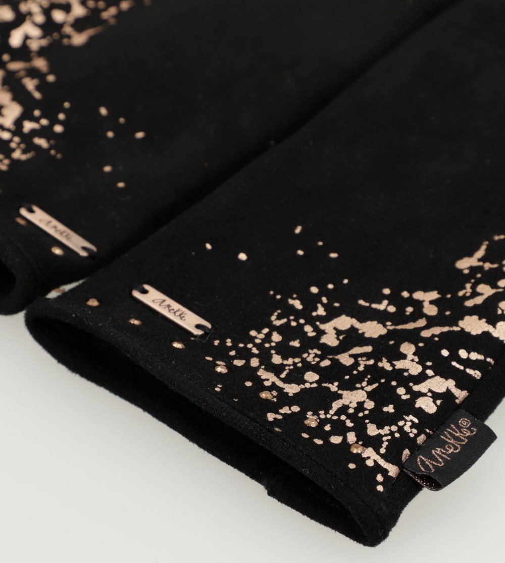 Rukavice Anekke Black Fleece-lined Gloves Damske | 9842617-NF