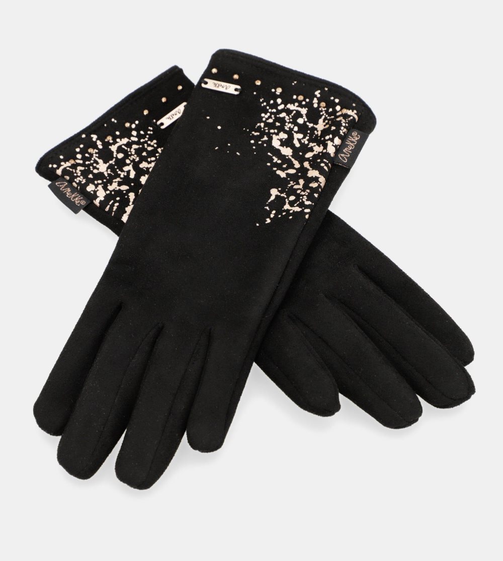 Rukavice Anekke Black Fleece-lined Gloves Damske | 9842617-NF