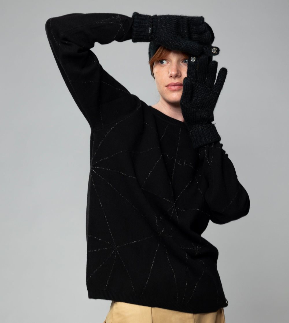 Rukavice Anekke Black Logomania Gloves Damske | 3912408-IJ