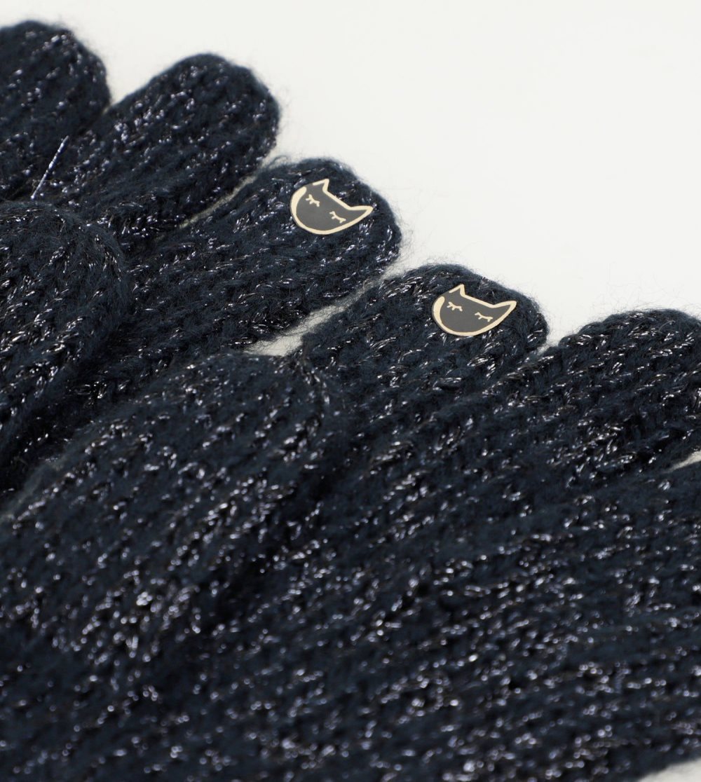 Rukavice Anekke Navy Blue Logomania Gloves. Damske | 7645123-UA