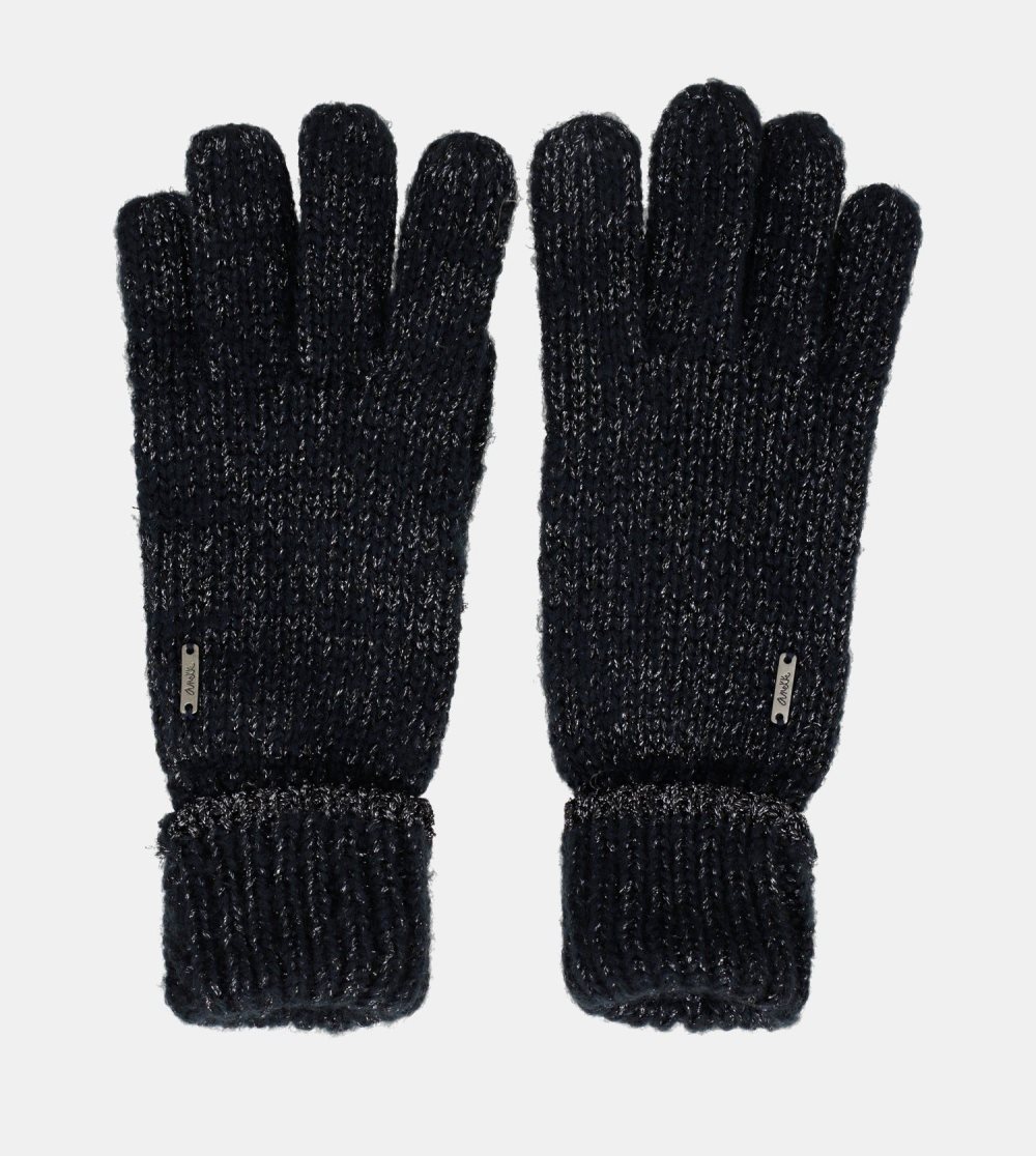 Rukavice Anekke Navy Blue Logomania Gloves. Damske | 7645123-UA