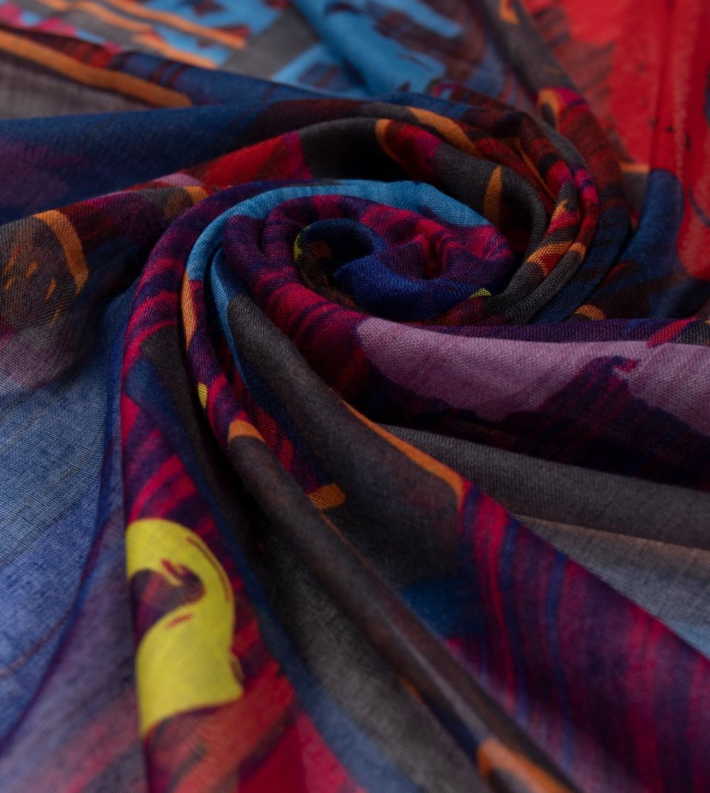 Sal Anekke Contemporary Blue Scarf Damske | 0536924-CH