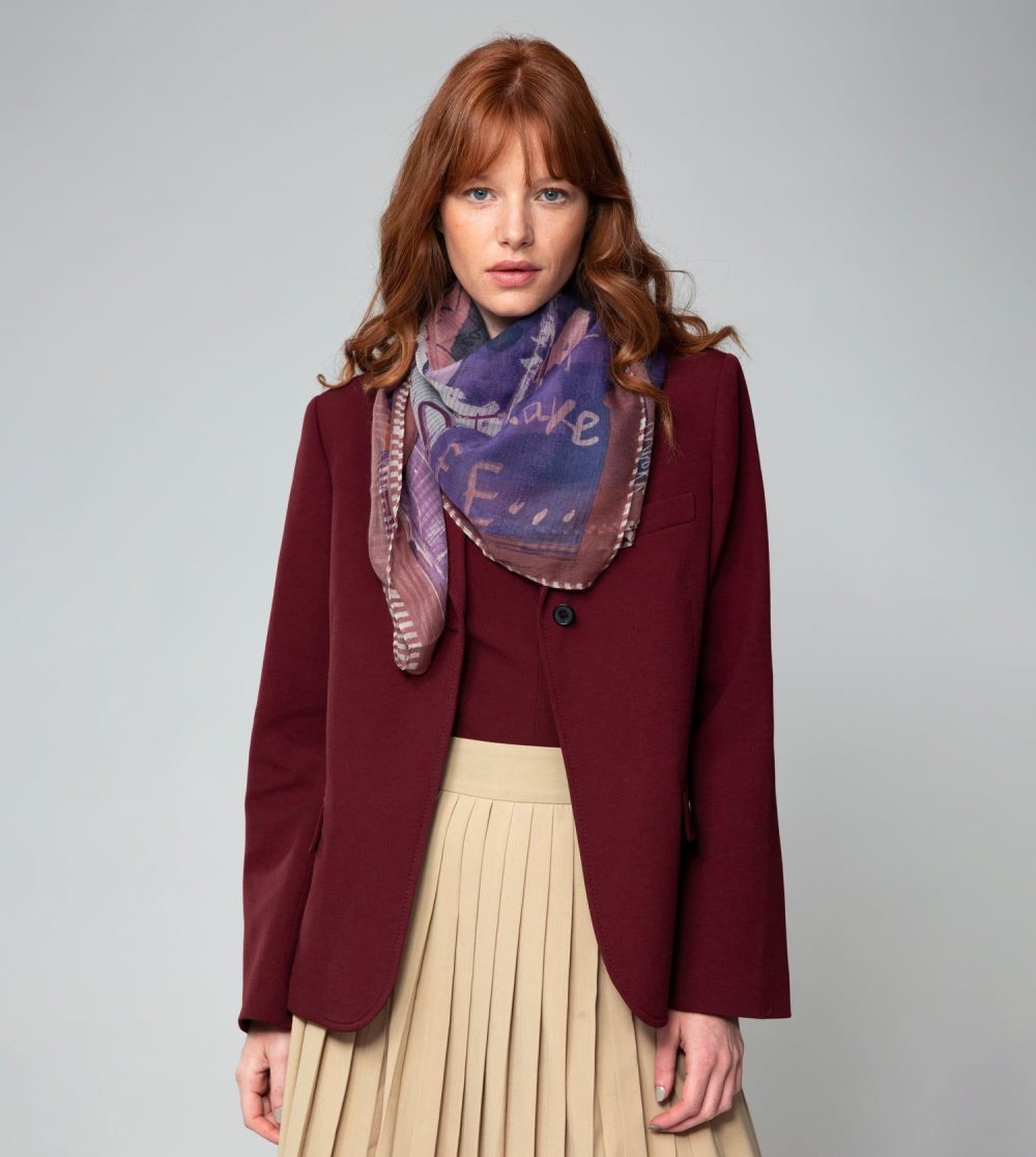 Sal Anekke Kyomu Violet Scarf Damske | 6481530-VX