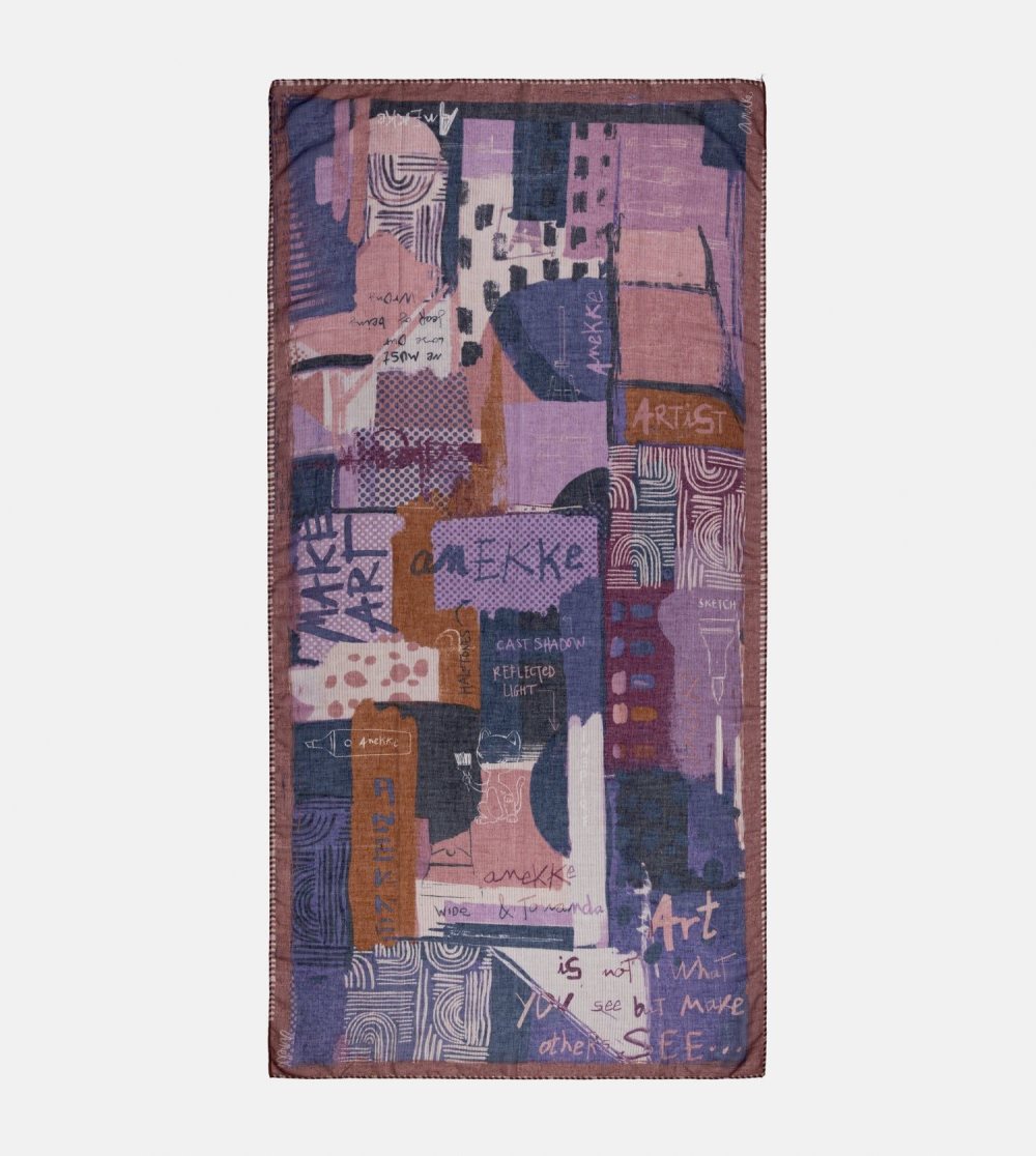 Sal Anekke Kyomu Violet Scarf Damske | 6481530-VX